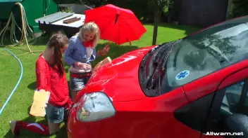Country Chicks' Hog-Wild Wetlook Car Wash Screencap 47 on sinx.preview.netperv.com