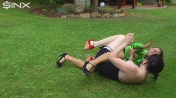 Busty Babe Gets Pissed On And Wrestles Screencap 13 on sinx.preview.netperv.com