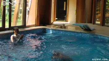 Twins Enjoy A Fully Clothed Splash In The Pool Screencap 40 on sinx.preview.netperv.com