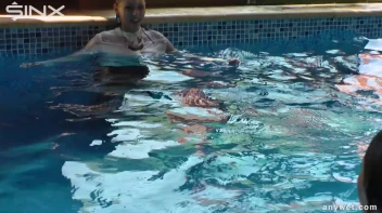 Twins Enjoy A Fully Clothed Splash In The Pool Screencap 58 on sinx.preview.netperv.com