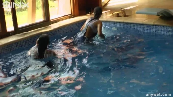 Twins Enjoy A Fully Clothed Splash In The Pool Screencap 66 on sinx.preview.netperv.com