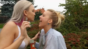 Drink Swapping Blondes Get Wet And Messy Screencap 27 on sinx.preview.netperv.com