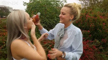 Drink Swapping Blondes Get Wet And Messy Screencap 16 on sinx.preview.netperv.com