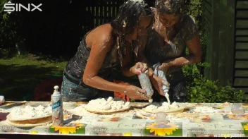 Brunette Hotties Compete In Messy Food Fight Screencap 59 on sinx.preview.netperv.com
