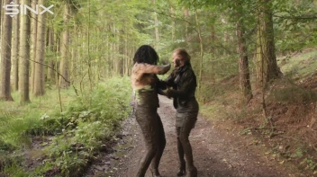 A Fiery Catfight In The Forest Screencap 37 on sinx.preview.netperv.com