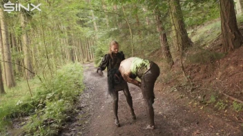 A Fiery Catfight In The Forest Screencap 38 on sinx.preview.netperv.com