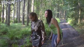 A Fiery Catfight In The Forest Screencap 10 on sinx.preview.netperv.com