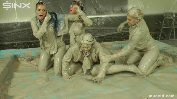 Sexy Ladies Get Wet and Messy In The Mud Screencap 55 on sinx.preview.netperv.com