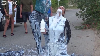 Bitchy Europeans Get Drenched In Milk Outside Screencap 24 on sinx.preview.netperv.com