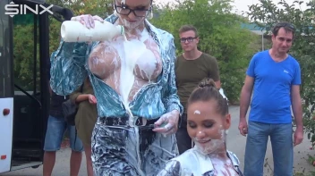 Bitchy Europeans Get Drenched In Milk Outside Screencap 57 on sinx.preview.netperv.com
