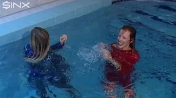 Naughty Clothed Girls Splash In The Pool Screencap 34 on sinx.preview.netperv.com