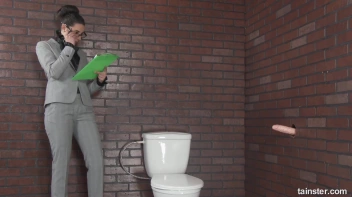 Bathroom Inspection Gets Blasted Away By Spunk! Screencap 6 on sinx.preview.netperv.com