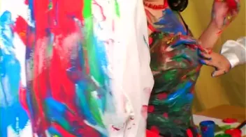 Painting Lesson Turns Messy Screencap 21 on sinx.preview.netperv.com