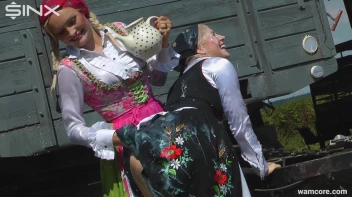 Sexy milkmaids get messy with cream and eggs - Cam 2 Screencap 60 on sinx.preview.netperv.com