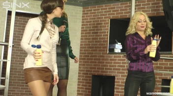 Gorgeous girls get creamed with body lotion during demonstration Screencap 13 on sinx.preview.netperv.com