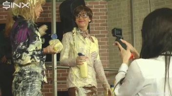 Gorgeous girls get creamed with body lotion during demonstration Screencap 53 on sinx.preview.netperv.com