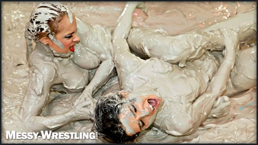 Latest deal - Messy Wrestling: Fashion Freaks Throw Down In The Mud - Watch Them Roar!