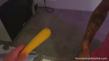 Naughty Tattooed Pornstar Gets Fruity In The Kitchen Screencap 6 on sinx.preview.netperv.com