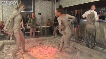 Muddy Wrestling Special: 2 Amateur Battles - Audience vs. Audience Screencap 9 on sinx.preview.netperv.com