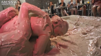 Muddy Wrestling Special: 2 Amateur Battles - Audience vs. Audience Screencap 27 on sinx.preview.netperv.com