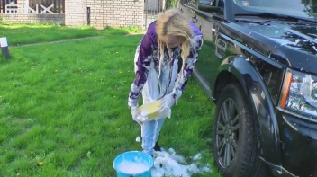 Wet & Messy Car Washing For Playful Blonde Screencap 41 on sinx.preview.netperv.com