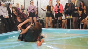 Messy Wrestling: Dirty Up Some Denim And Rip Shirts Through To The Tits! Screencap 19 on sinx.preview.netperv.com