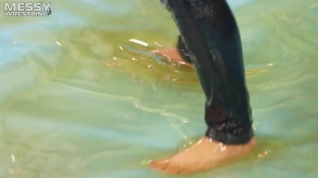 Messy Wrestling: Dirty Up Some Denim And Rip Shirts Through To The Tits! Screencap 28 on sinx.preview.netperv.com