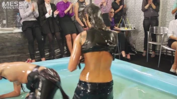 Messy Wrestling: Dirty Up Some Denim And Rip Shirts Through To The Tits! Screencap 41 on sinx.preview.netperv.com