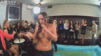 Messy Wrestling: Dirty Up Some Denim And Rip Shirts Through To The Tits! Screencap 69 on sinx.preview.netperv.com