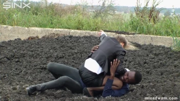 Muddy Mixed Wrestling For Arguing Couple - Cam 2 Screencap 15 on sinx.preview.netperv.com