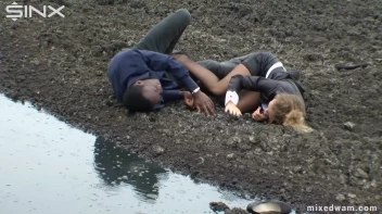 Muddy Mixed Wrestling For Arguing Couple - Cam 2 Screencap 16 on sinx.preview.netperv.com