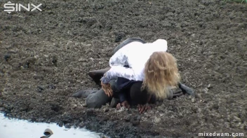 Muddy Mixed Wrestling For Arguing Couple - Cam 2 Screencap 26 on sinx.preview.netperv.com