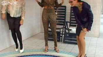 Clothed Bitchy Trio Get Wet In Pool Screencap 80 on sinx.preview.netperv.com
