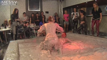 Muddy Wrestling: Fiery Redhead vs. The Old-Timer Screencap 16 on sinx.preview.netperv.com