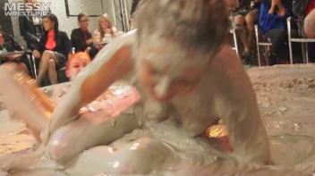 Muddy Wrestling: Fiery Redhead vs. The Old-Timer Screencap 45 on sinx.preview.netperv.com