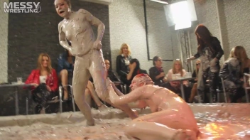 Muddy Wrestling: Fiery Redhead vs. The Old-Timer Screencap 73 on sinx.preview.netperv.com