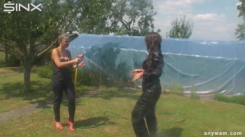 Milk Covered Cuties Shower Each Other Off Screencap 5 on sinx.preview.netperv.com