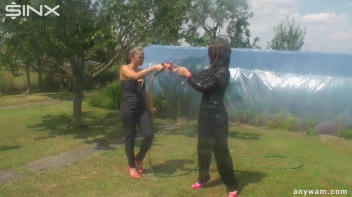 Milk Covered Cuties Shower Each Other Off Screencap 6 on sinx.preview.netperv.com