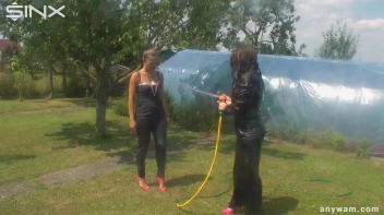 Milk Covered Cuties Shower Each Other Off Screencap 7 on sinx.preview.netperv.com