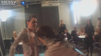 Muddy Wrestling: Sexy Nurse vs. Beauty In Black Screencap 12 on sinx.preview.netperv.com