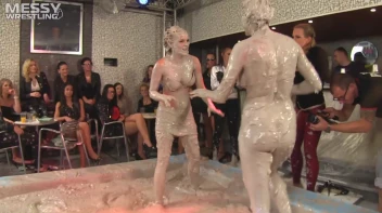 Muddy Wrestling: Sexy Nurse vs. Beauty In Black Screencap 44 on sinx.preview.netperv.com