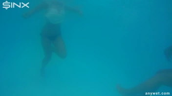 Outdoor Pool Play For Babes In White Dresses Screencap 36 on sinx.preview.netperv.com