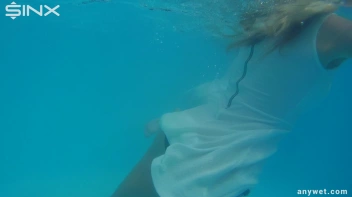 Outdoor Pool Play For Babes In White Dresses Screencap 38 on sinx.preview.netperv.com