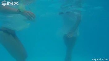 Outdoor Pool Play For Babes In White Dresses Screencap 42 on sinx.preview.netperv.com