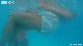 Outdoor Pool Play For Babes In White Dresses Screencap 51 on sinx.preview.netperv.com