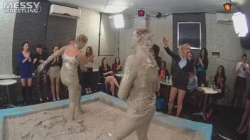 Messy Wrestling (Lost Footage Found): Badass Babes Throw Down Hard! 1/2 Price!!! Action Cam Footage! Screencap 23 on sinx.preview.netperv.com