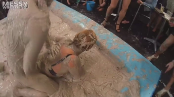 Messy Wrestling (Lost Footage Found): Badass Babes Throw Down Hard! 1/2 Price!!! Action Cam Footage! Screencap 35 on sinx.preview.netperv.com