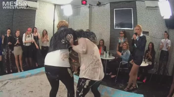 Messy Wrestling (Lost Footage Found): Badass Babes Throw Down Hard! 1/2 Price!!! Action Cam Footage! Screencap 8 on sinx.preview.netperv.com