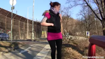 Roadside Piss and Pussy Play Screencap 2 on sinx.preview.netperv.com