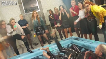 Messy Wrestling: Royal Oil Smackdown - Get Her Down And Slop Around! 2 Audience Fights! Screencap 87 on sinx.preview.netperv.com